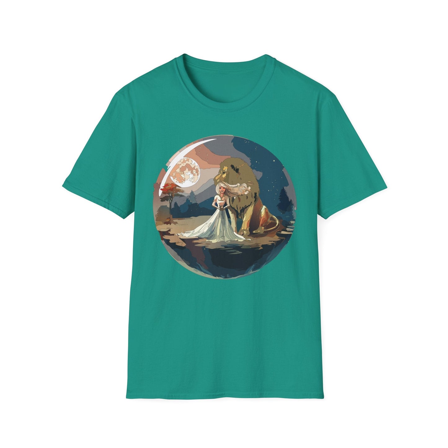 Womens Graphic T Shirt Art Design Unisex Softstyle 64000 Gildan Short Sleeve Tee