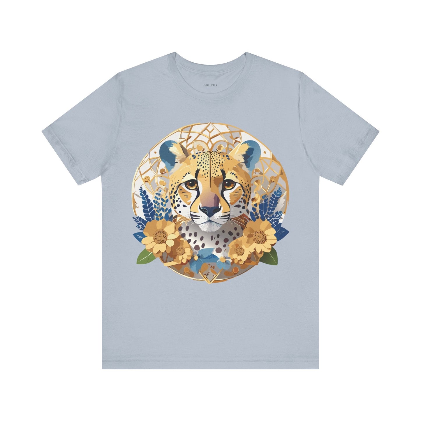 Medallion Graphic Unisex 100 Cotton Vintage Animal Medal Artwork Tee 53