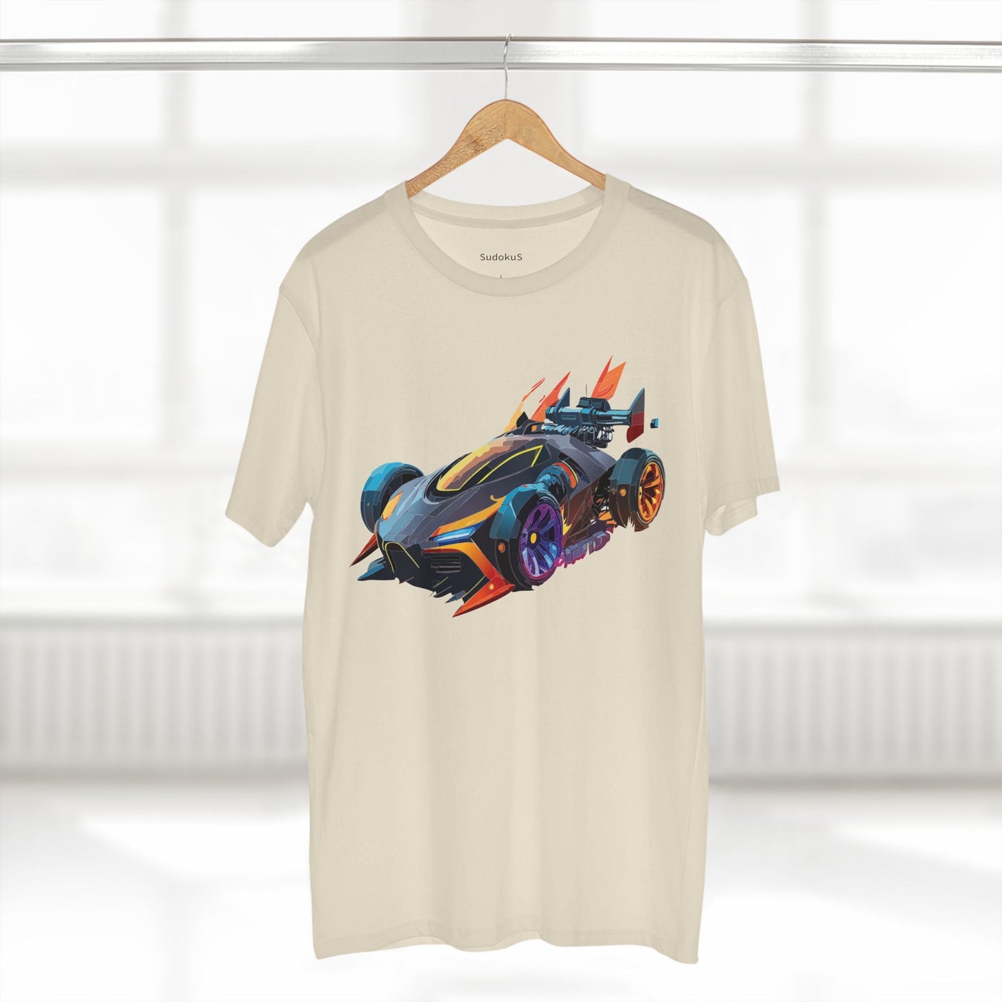 Car Graphic Unisex 100 Cotton Staple Tee 14