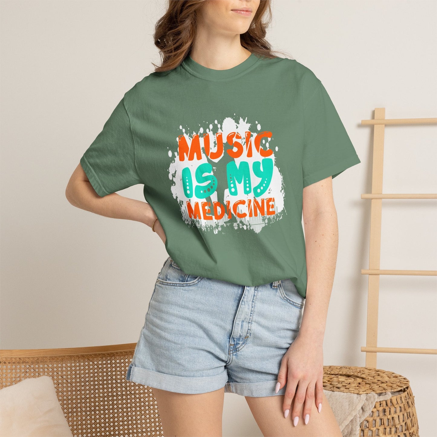 Music Graphic Design Unisex Cotton T-shirt 068