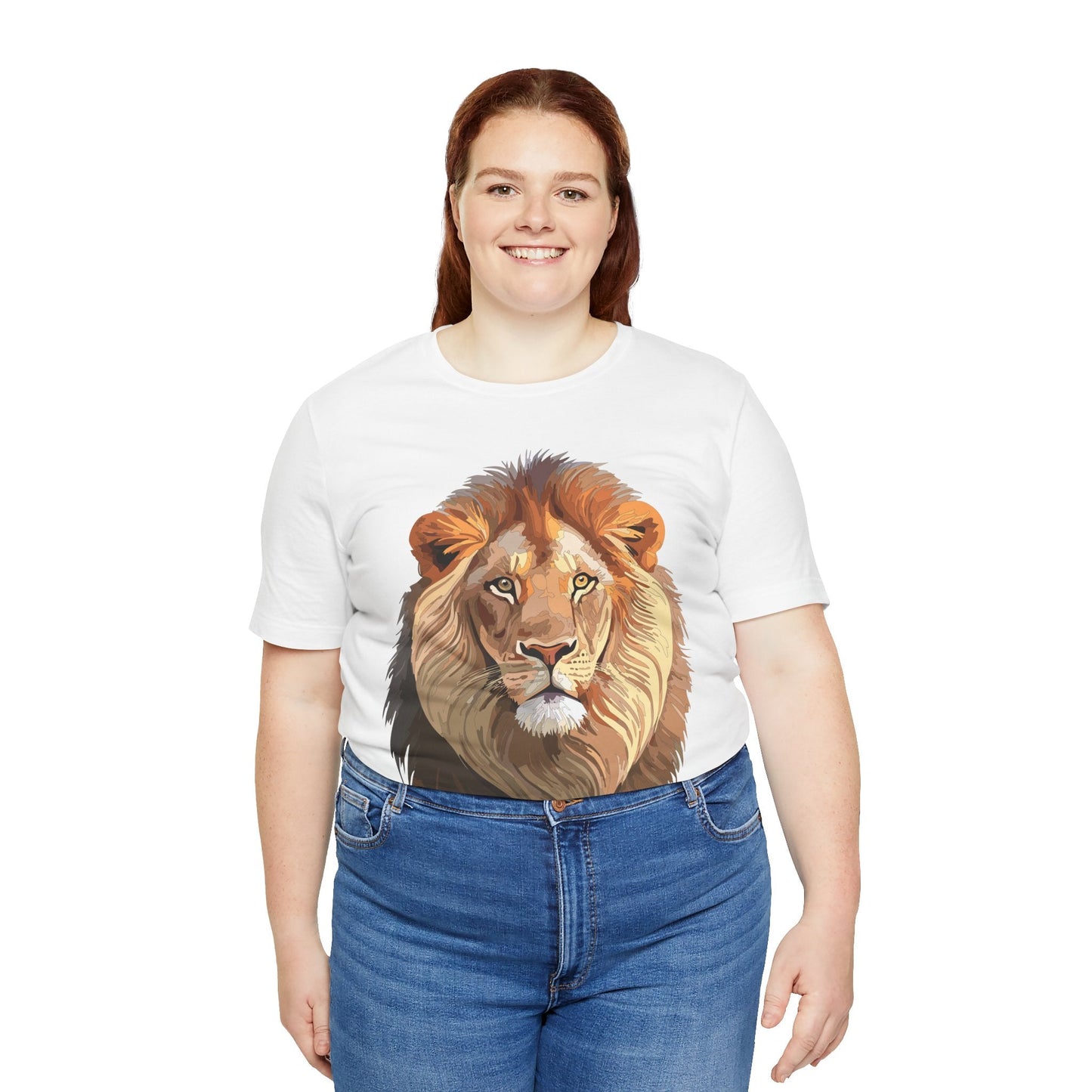 Unisex Animal Graphic Tee Shirt With Wild Animals Art Design For Everyday Wear Casual