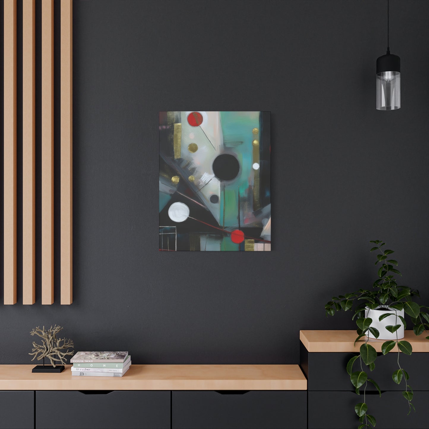 Abstract Oil Painting Print Canvas 20x24,20x30,24x30 24x32,24x36,30x40 32x48,36x48,40x60 Pine-Wood Inner Frame ABS-158