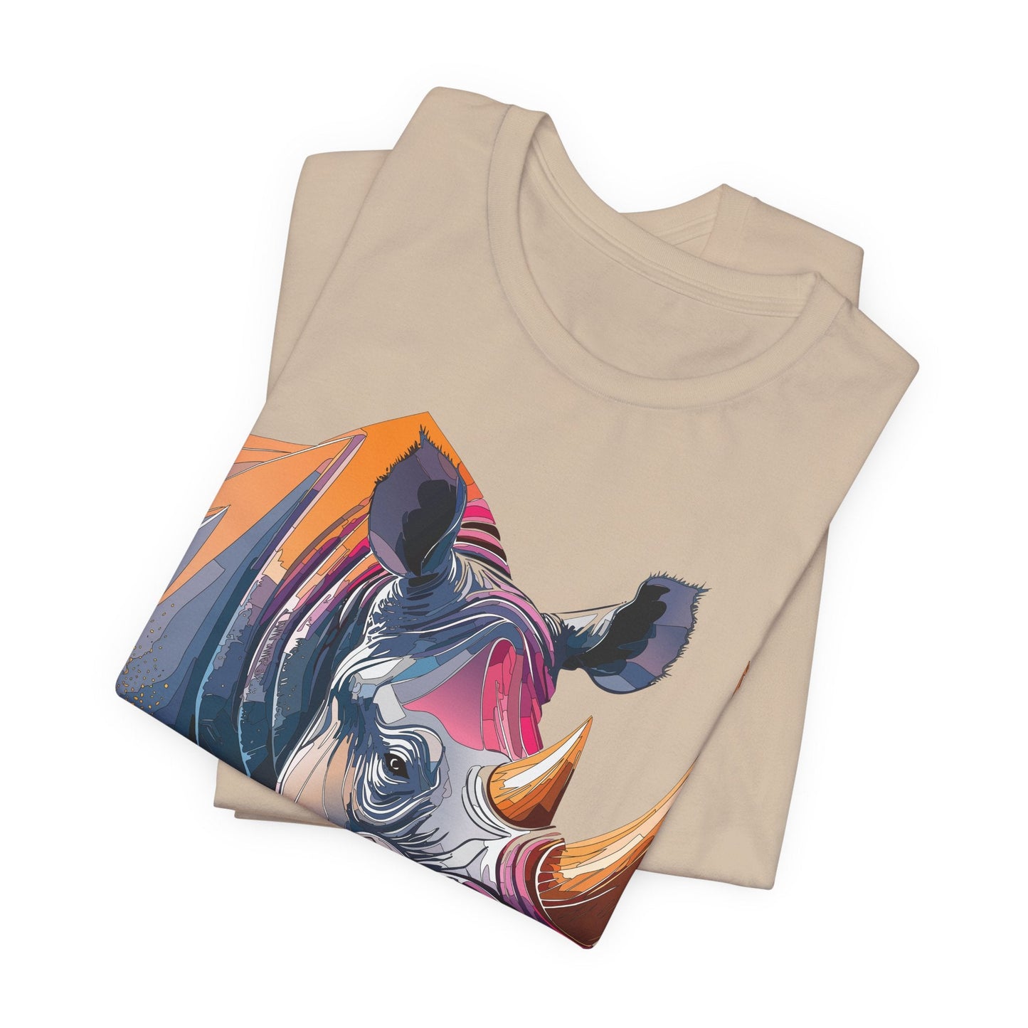 Unisex Animal Print Tee Shirt Featuring Wild Animals Art Design For Everyday Wear