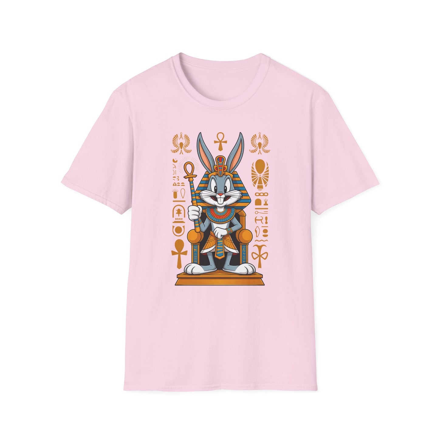 Bugs Bunny T Shirt Unisex Softstyle 64000 Cartoon Animation Tee Ring Spun Cotton