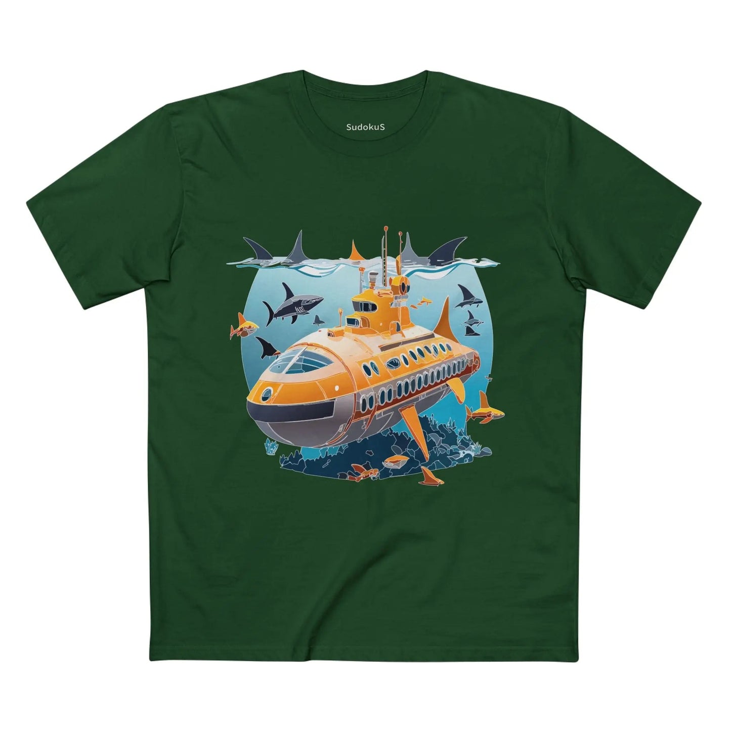 Ocean Coast Graphic Unisex 100 Cotton Staple Tee 17