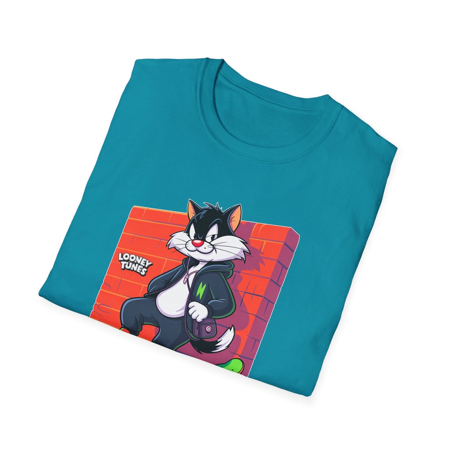 Cartoon T Shirt With Animation Design Unisex Softstyle Graphic Tee Funny Animals