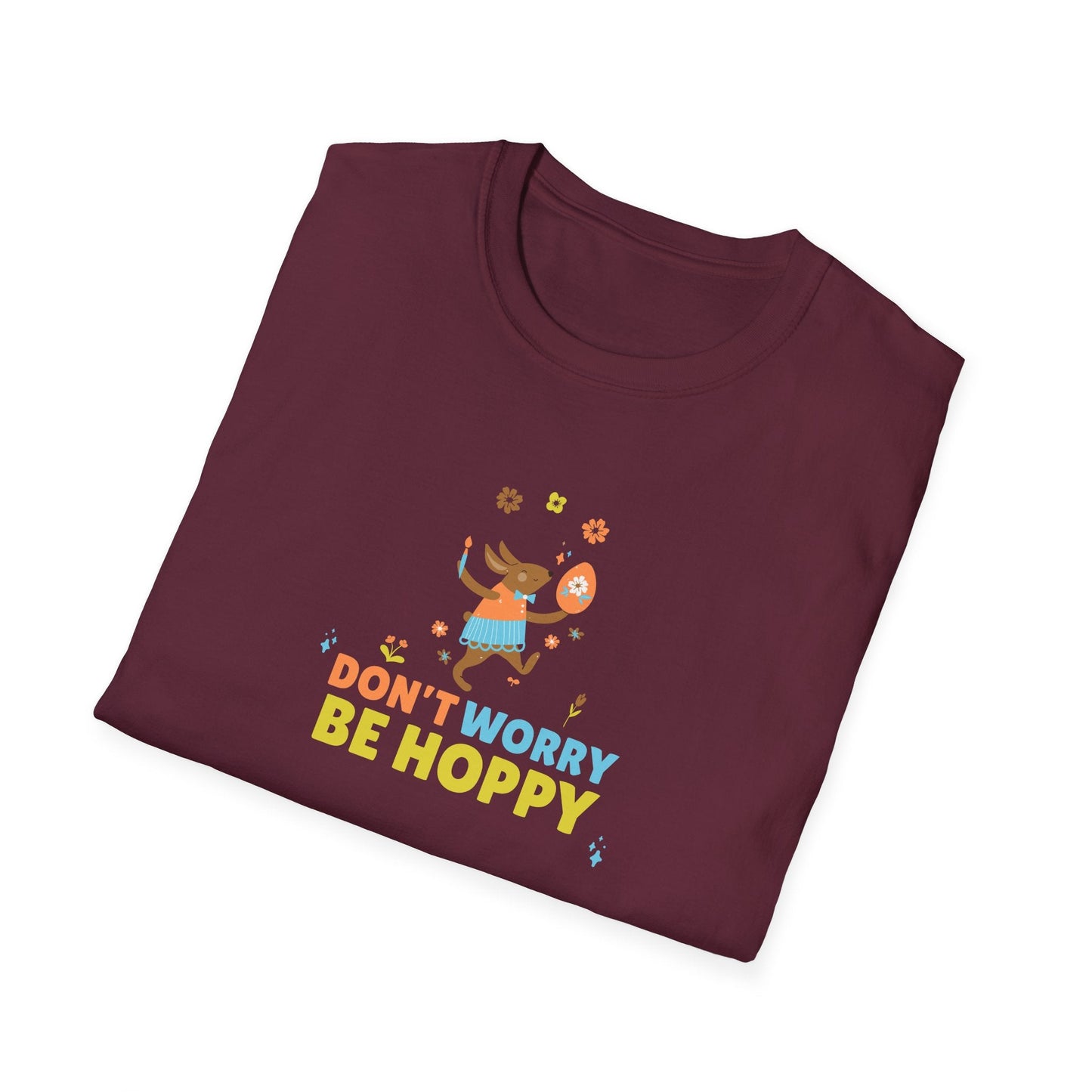 Easter Day T Shirt With Signature Art Design Unisex Softstyle Tee 64000 By Gildan