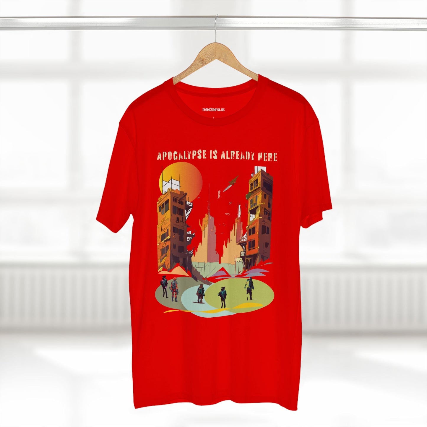 Cataclysm Doomsday Shirt Unisex Premium Cotton Tee With Original Art Design From Retro2Nova