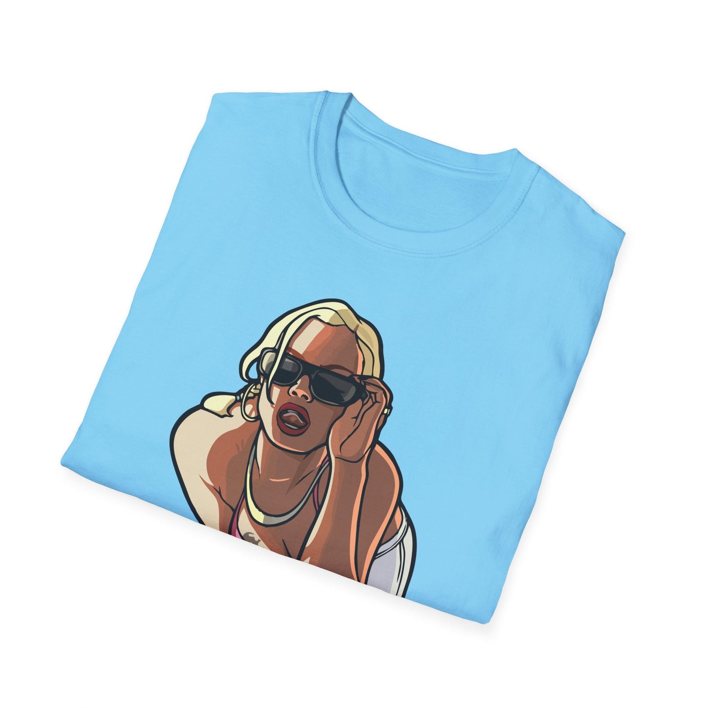 Cartoon Animation T Shirt Funny Tee Unisex Gildan Softstyle 64000 100 Percent Ring Spun Cotton