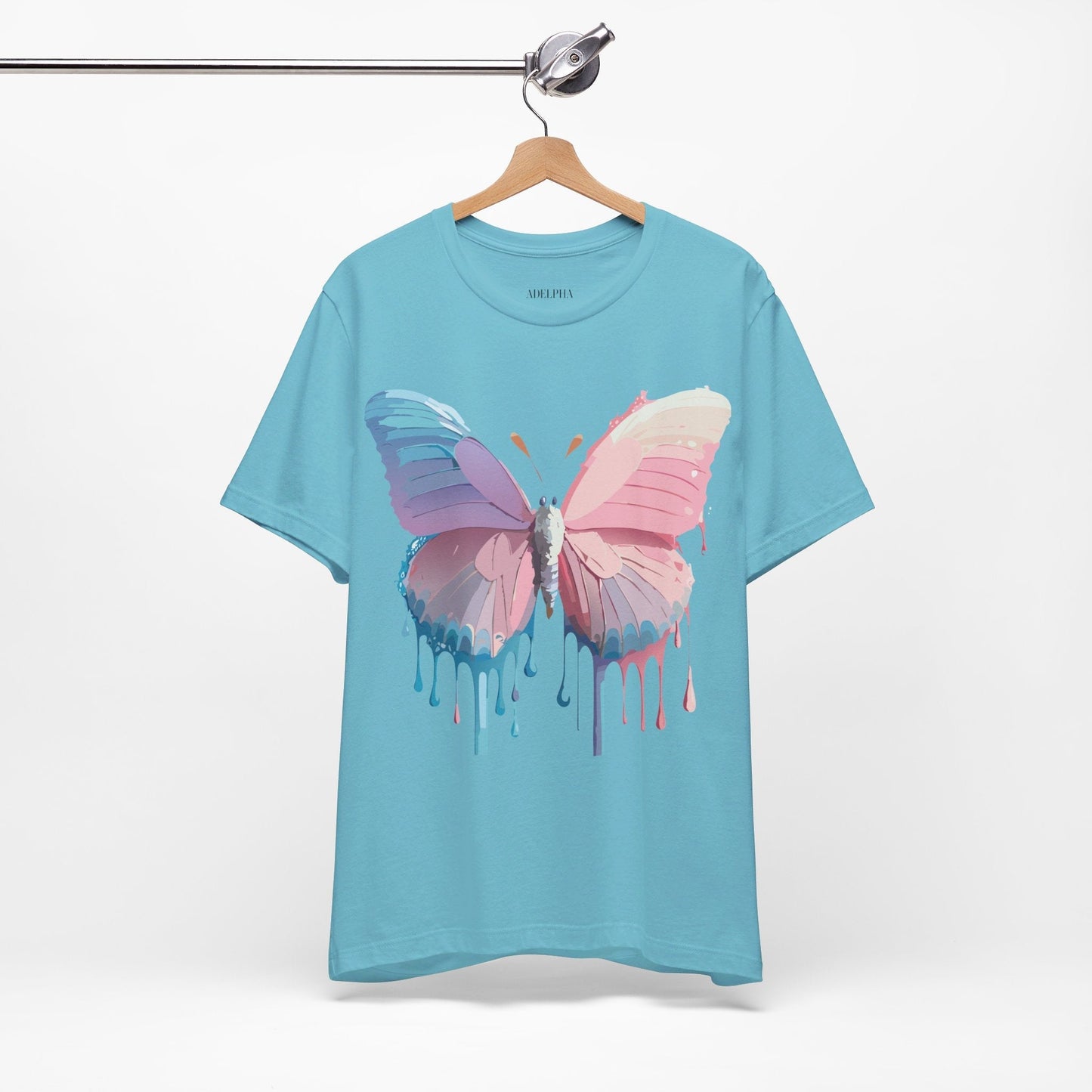 Butterfly Graphic Tee Unisex Vintage Inspired Art Design Adelpha