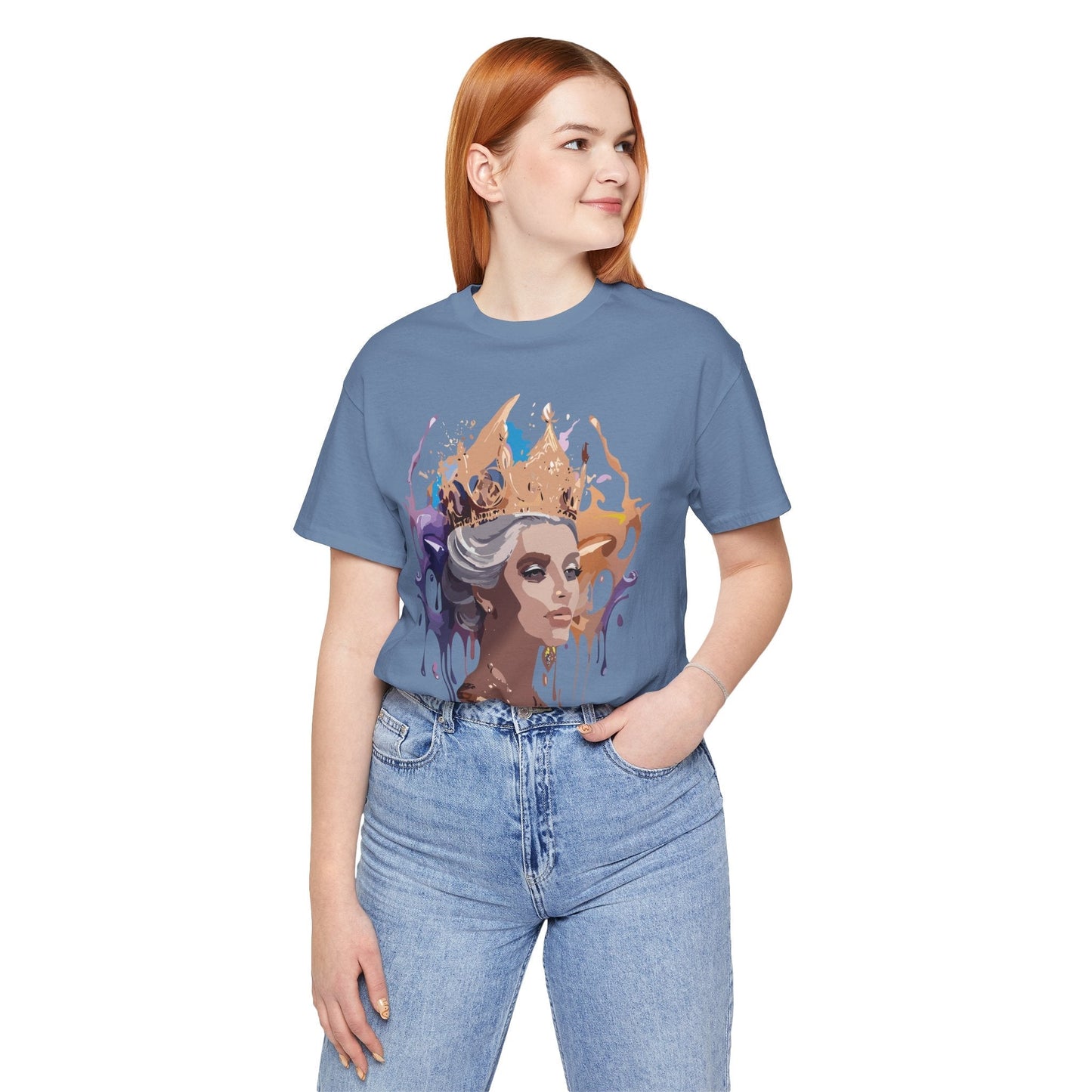Queen Graphic T Shirt Adelpha Unisex Jersey Short Sleeve Art Design Tee Vintage Inspired Artwork