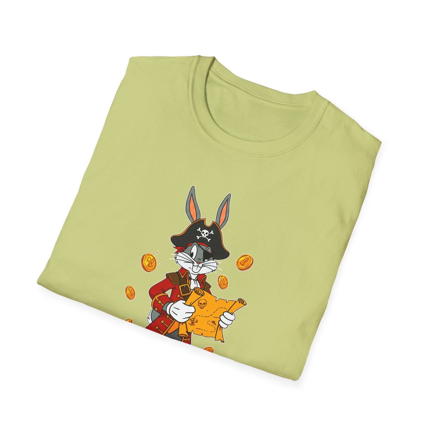 Cartoon Bunny Graphic Unisex Cotton Animal Animation Artwork Design Tee 30