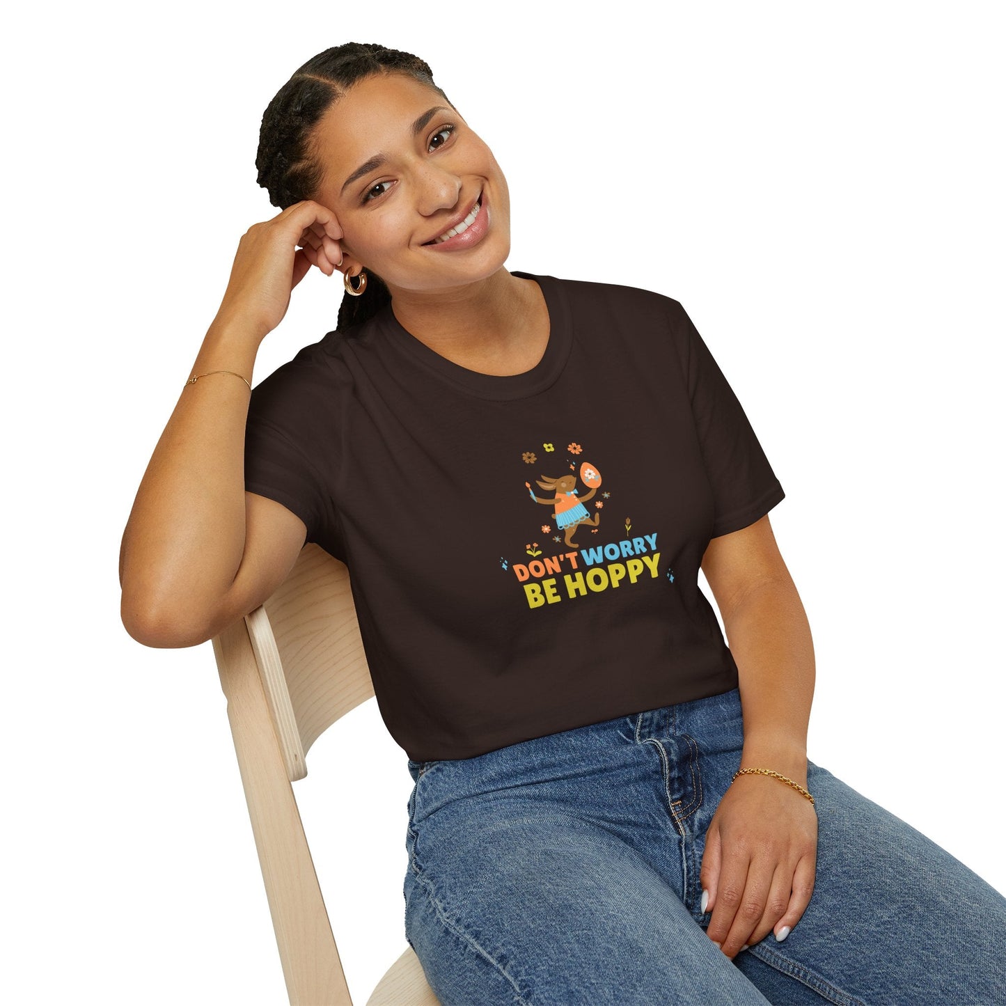 Easter Day T Shirt With Signature Art Design Unisex Softstyle Tee 64000 By Gildan