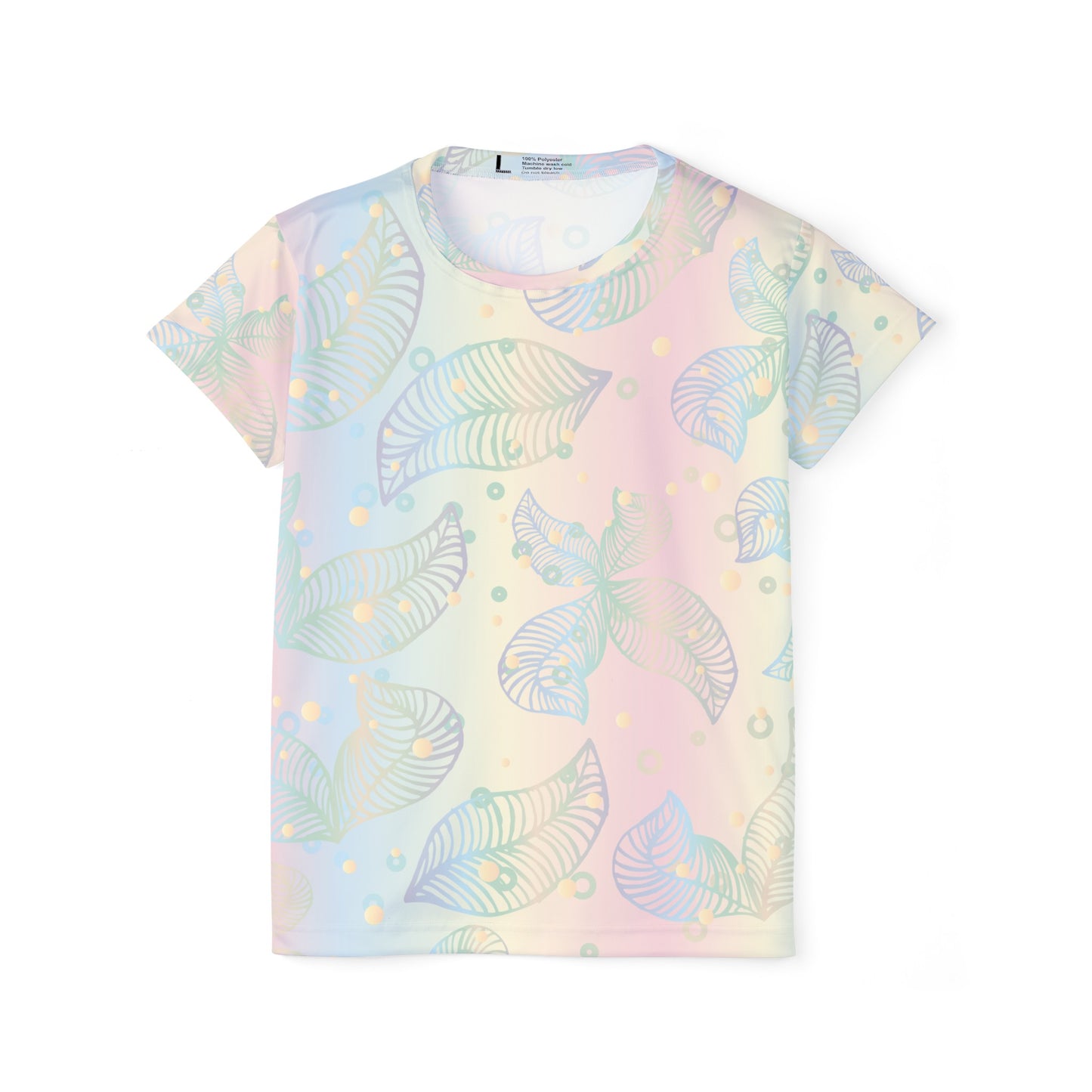 Poly Jersey Tee Shirt with floral prints