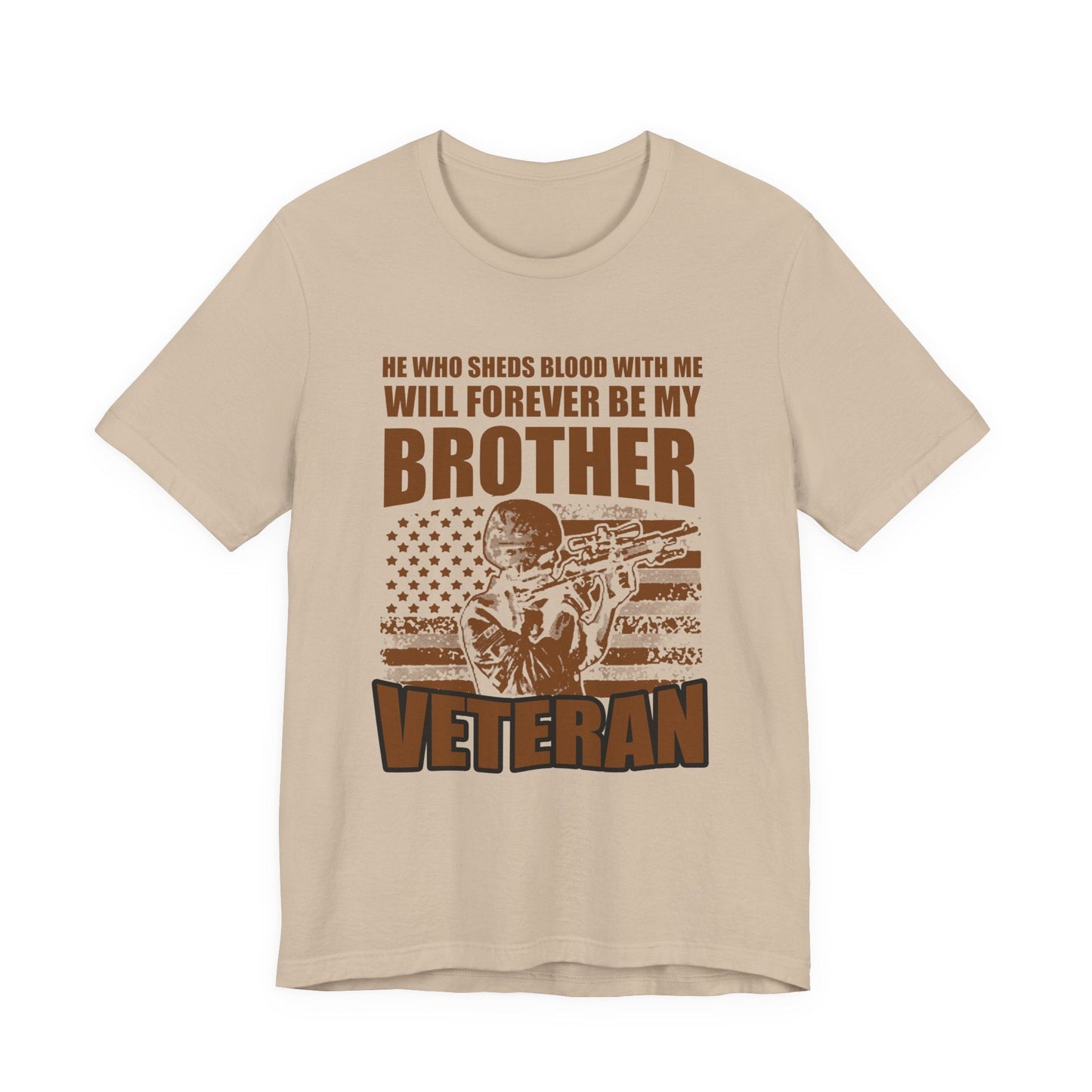 Army Veteran Patriotic Graphic Design Unisex Cotton T-Shirt v47