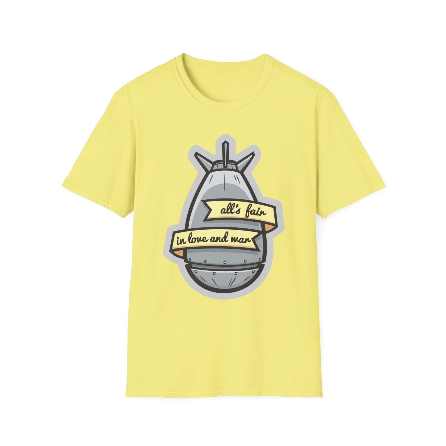 Cartoon T Shirt Animation T Shirt Funny Tee Shirt Unisex Gildan Softstyle 64000 100 Percent Cotton