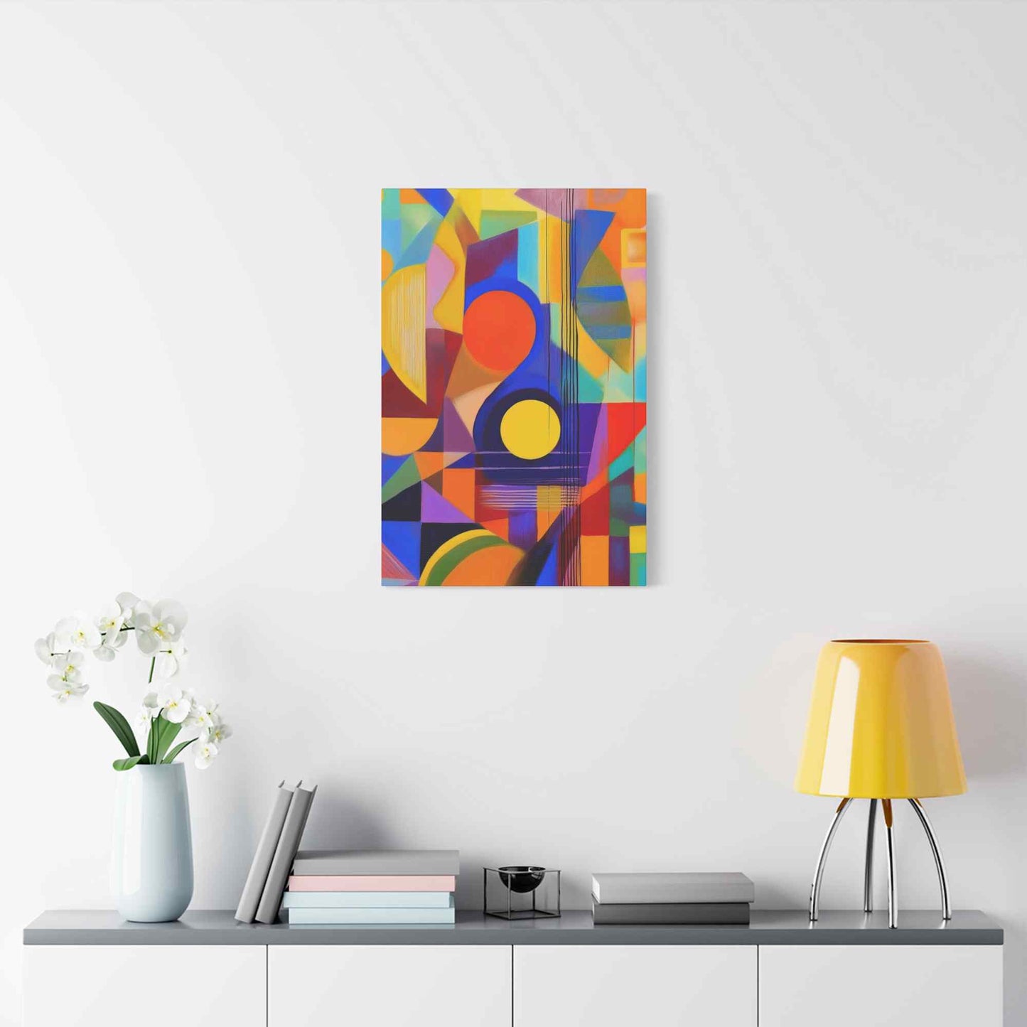 Abstract Painting Print Canvas 20x24,20x30,24x30, 24x32,24x36,30x40, 32x48,36x48,40x60 Pine-Wood Inner Frame ABS-9