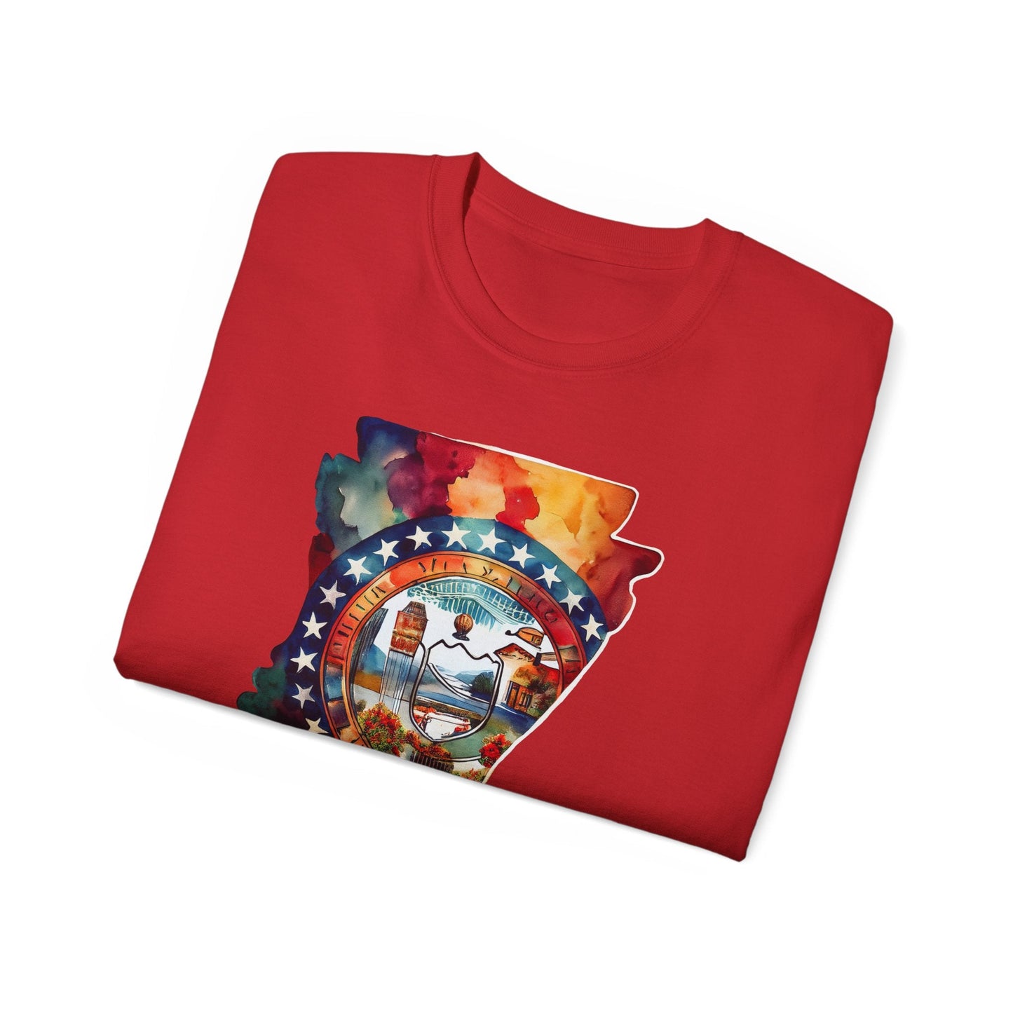 Arkansas Graphic Unisex Cotton T‑Shirt 1
