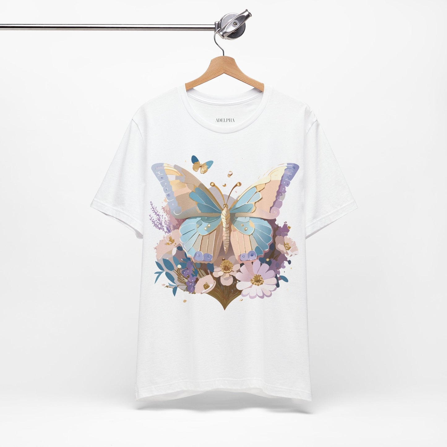 Adelpha Vintage Inspired Graphic T Shirt Unisex Short Sleeve