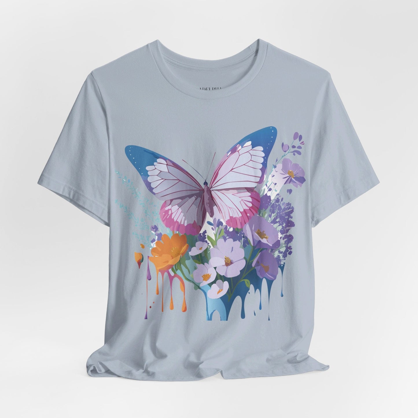 Unisex Butterfly Graphic Tee Adelpha Art Design Vintage Inspired Jersey Tee