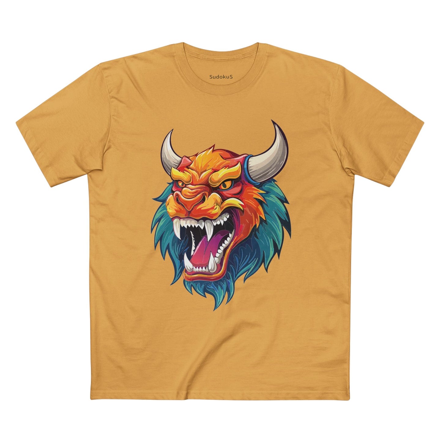 Cartoon Monsters Graphic Unisex 100 Cotton Staple Tee 18