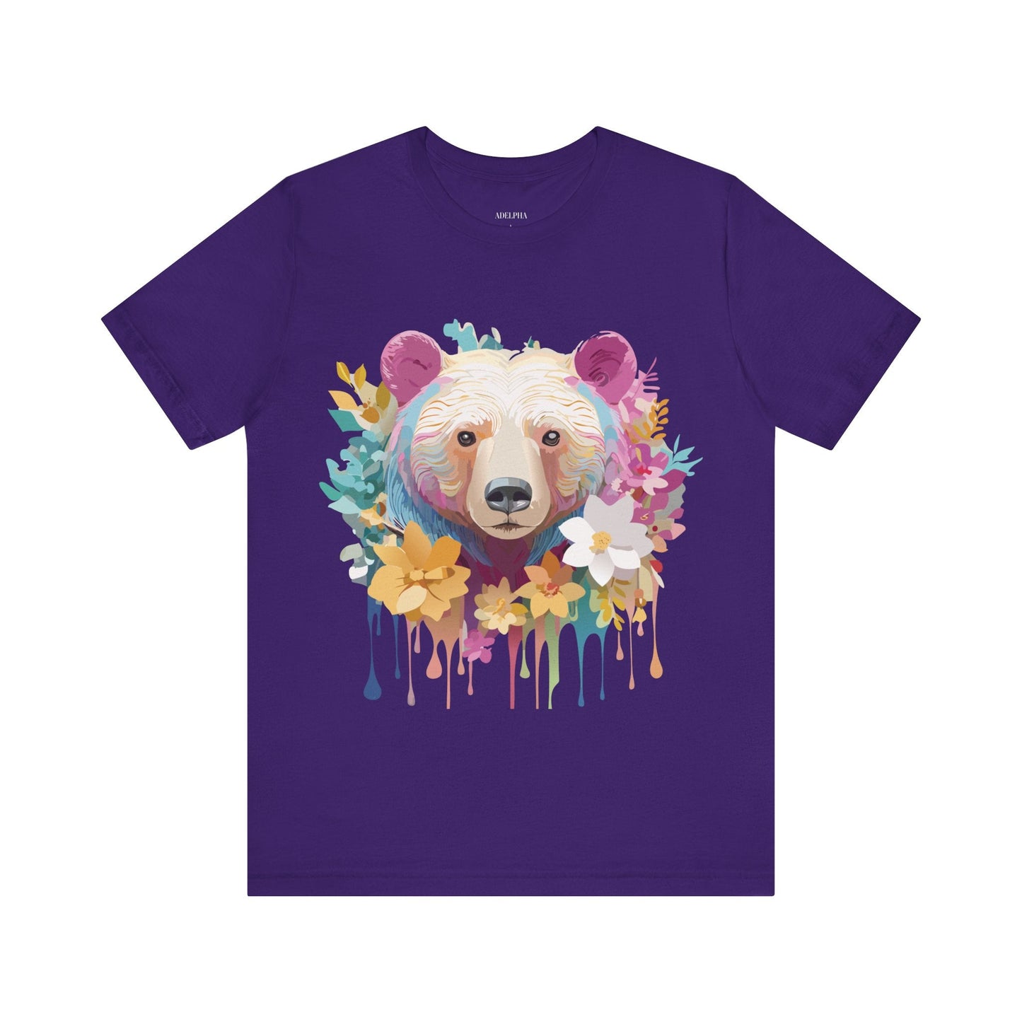 Bear Graphic Tee Unisex Vintage Inspired Artwork Adelpha Premium Collection