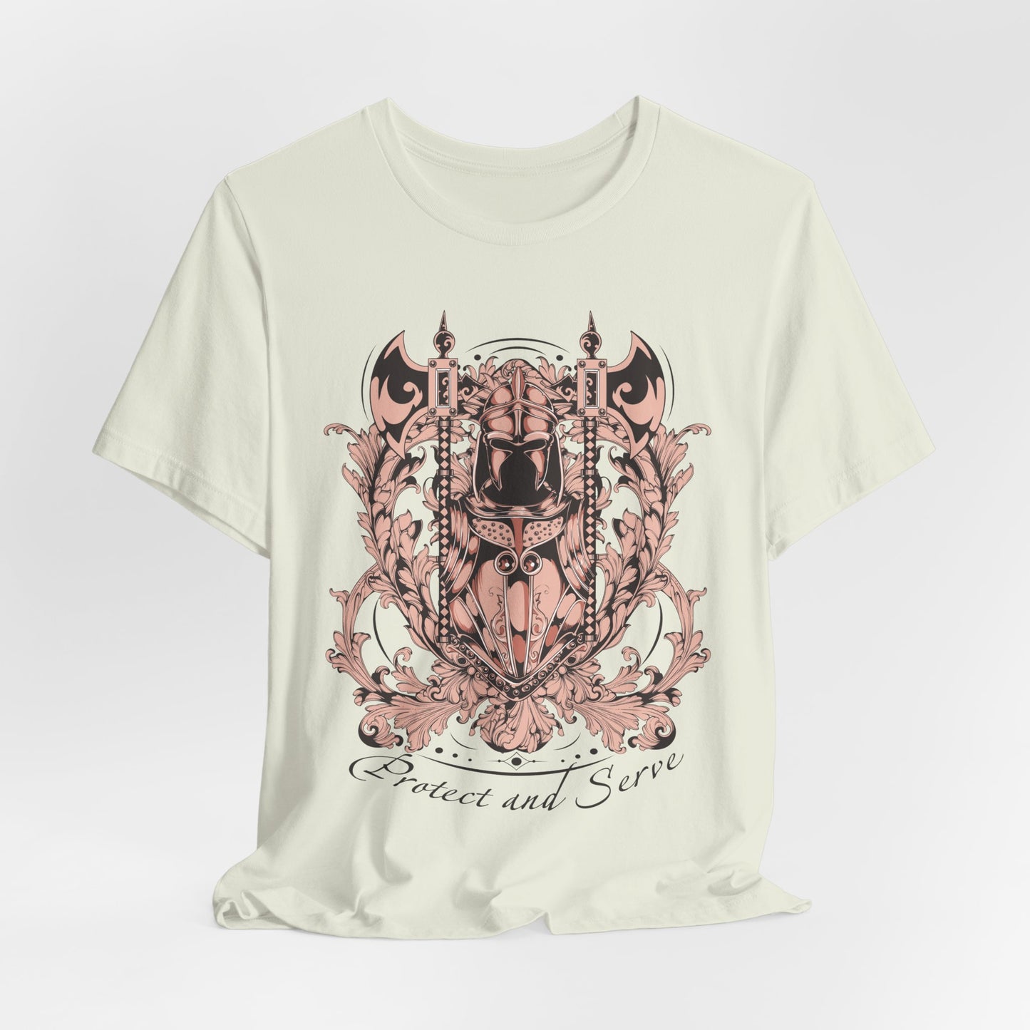 Protect and Serve Graphic Tee, Artistic Tee, Graphic T-Shirt, Artistic T-Shirt, Vintage Shirt, Gifts for Police Officers