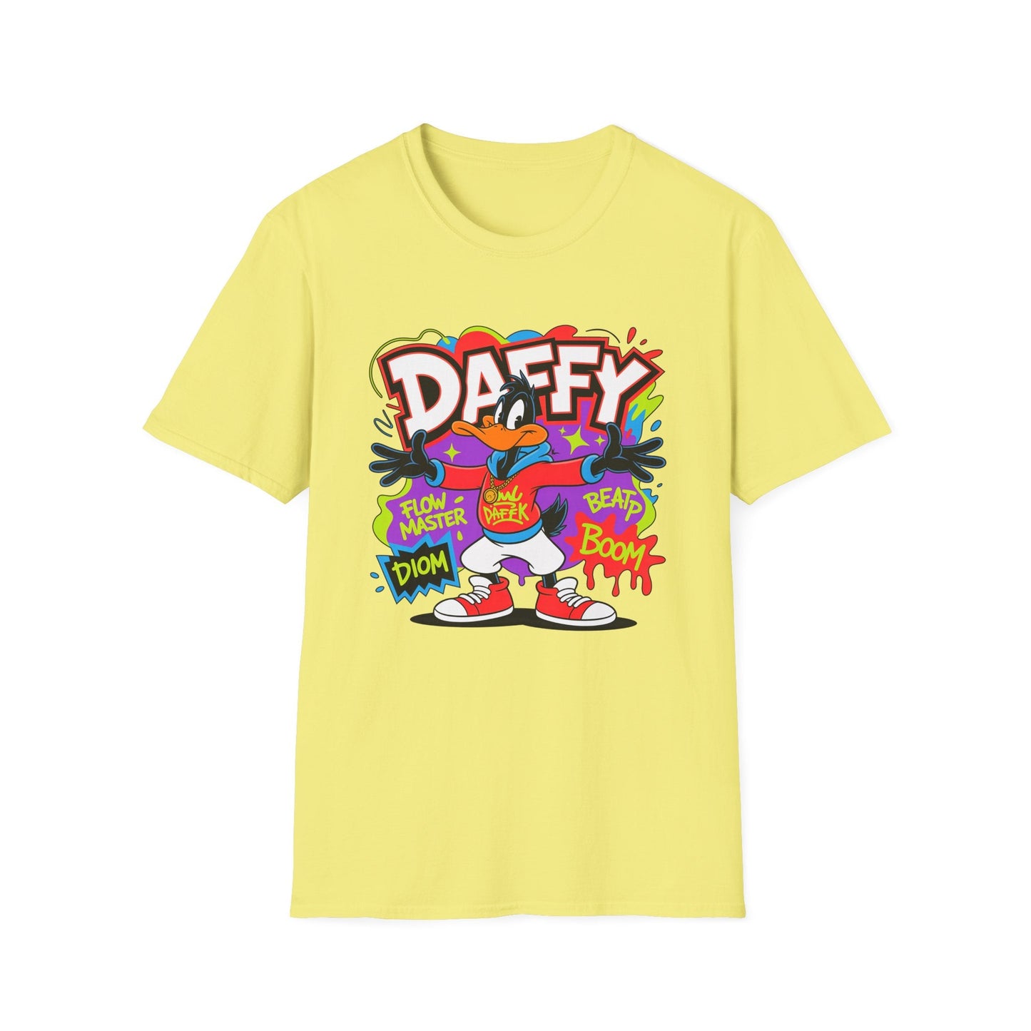 Unisex Cartoon T Shirt With Animation Graphic Funny Animals Tee Gildan Softstyle 64000