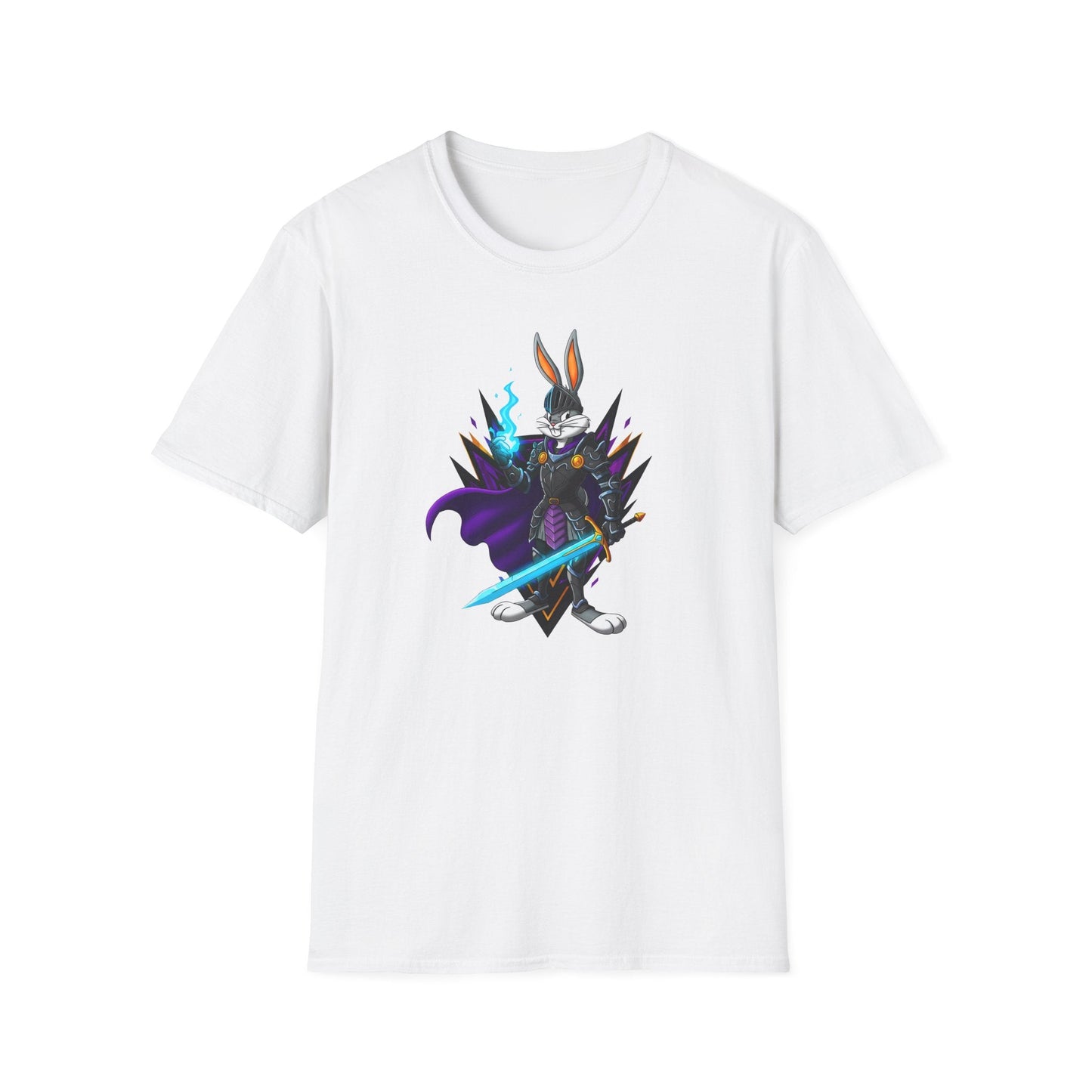 Bugs Bunny Shirt Unisex Gildan Softstyle Tee 100 Percent Cotton Cartoon Graphic Design