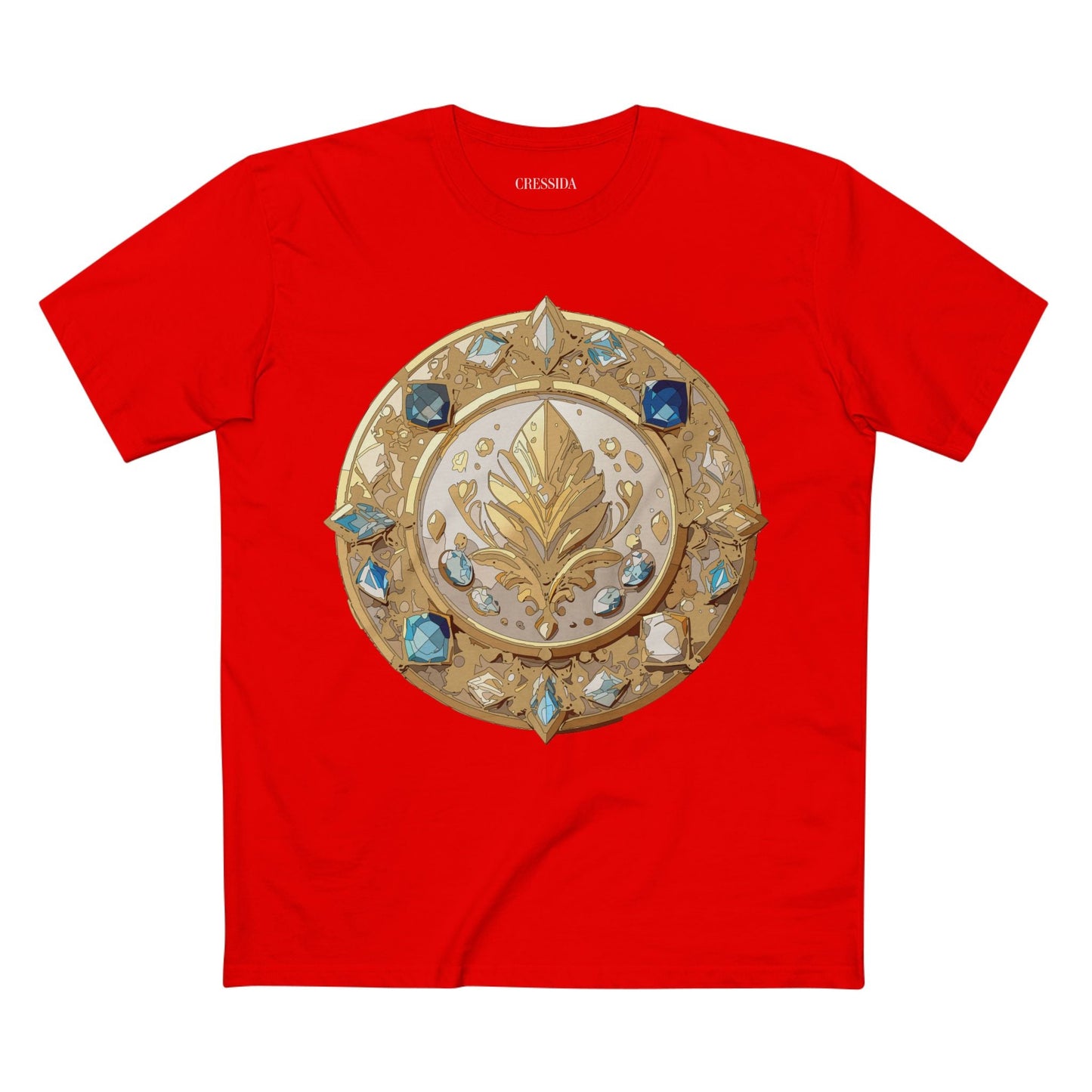 Medallion Graphic T-Shirt Unisex 100 Cotton With Gold Art Design Medal Tee 25