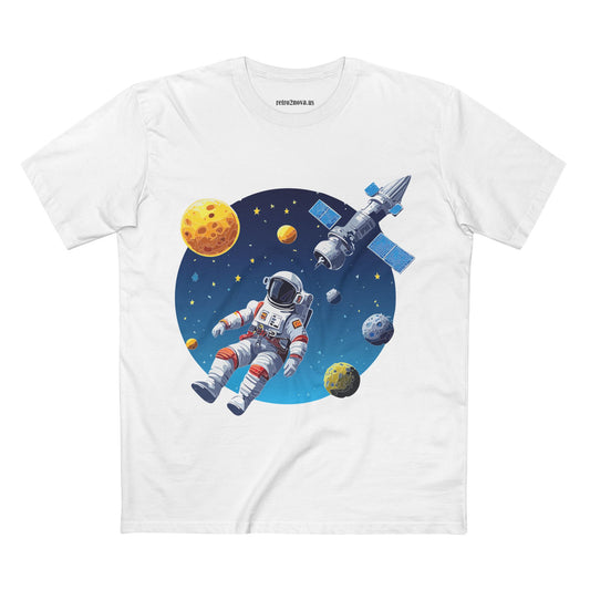 Cosmos Astronaut Graphic Tee Staple Unisex 100 Cotton Tee Shirt - CS-22