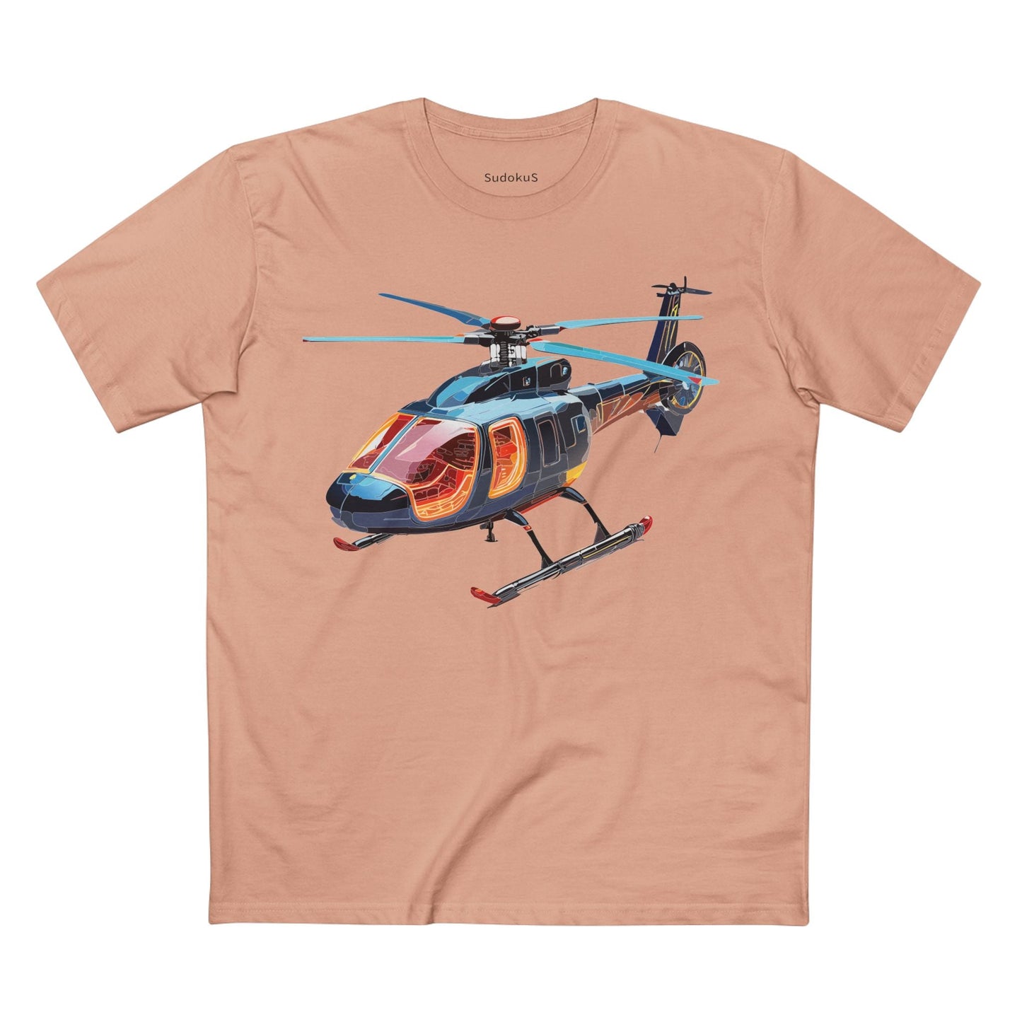 Chopper Graphic Unisex 100 Cotton Staple Tee 12