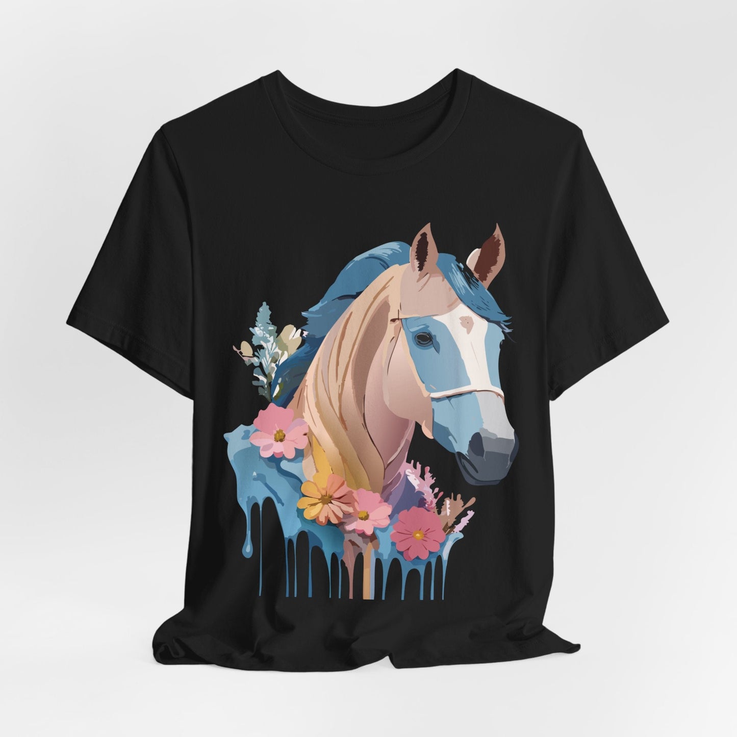 Horse Graphic Unisex 100 Cotton Vintage Animal Art T-Shirt 12