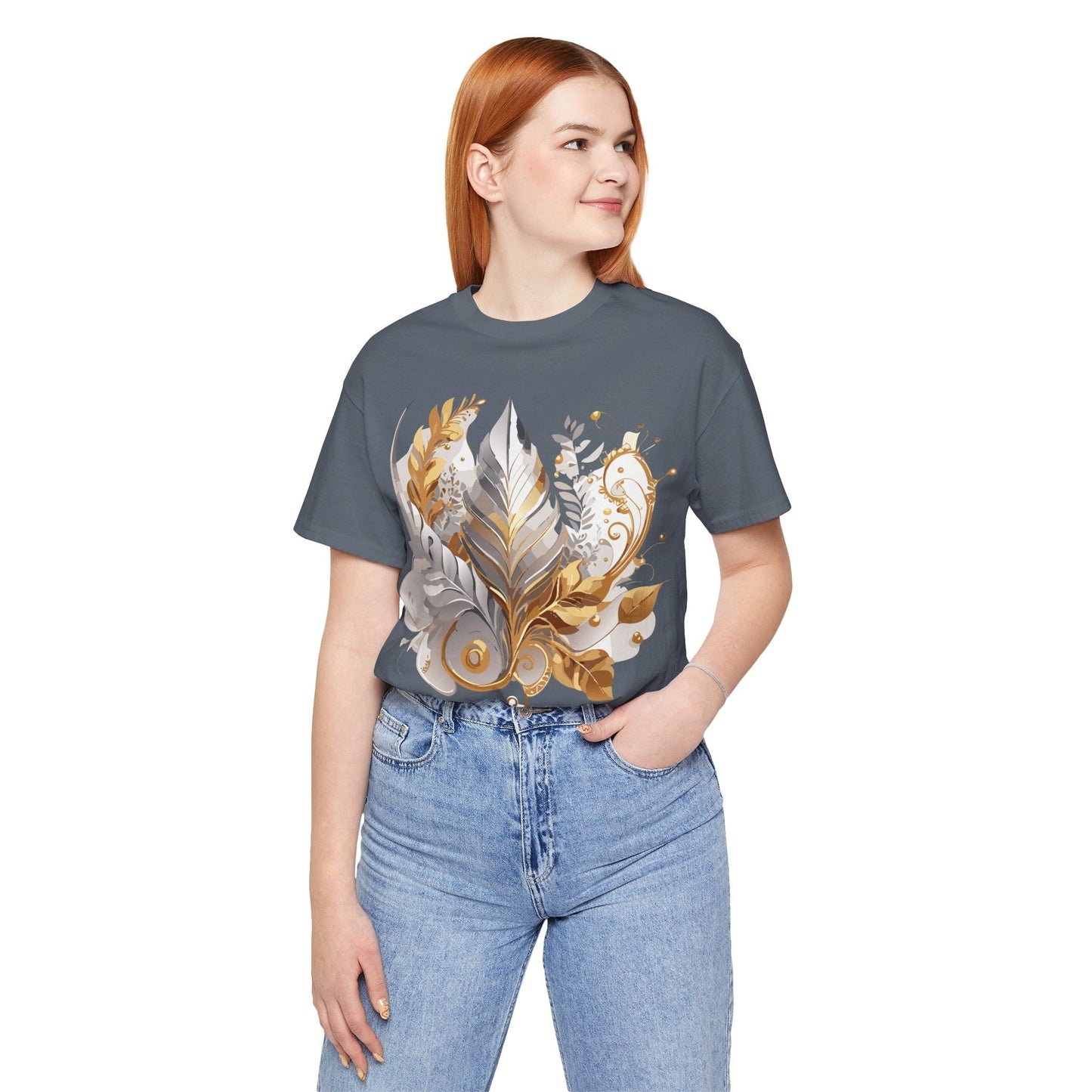 Jewelry Graphic Unisex 100 Cotton Vintage Treasure Art T-Shirt 1
