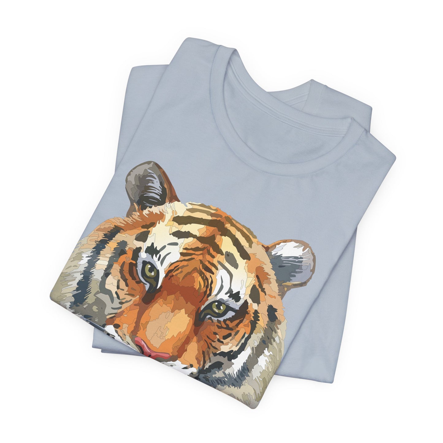 Unisex Tiger Tee, Animal Shirt, Tee Shirt with Tiger, Safari T-Shirt, Animal Tees, Big Cat Shirt, Safari T-Shirt 4