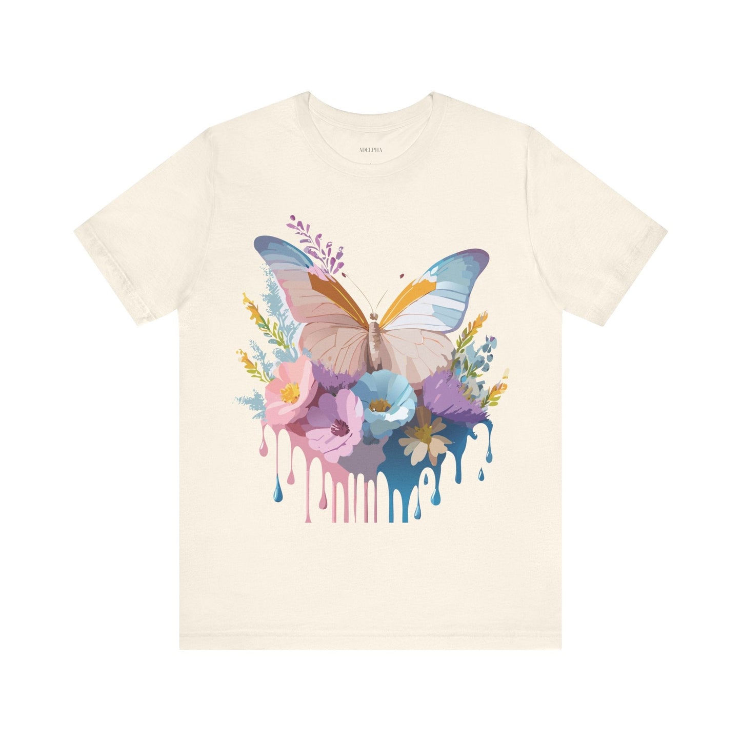 Butterfly Graphic Tee Unisex Short Sleeve Adelpha Artwork Vintage Inspired