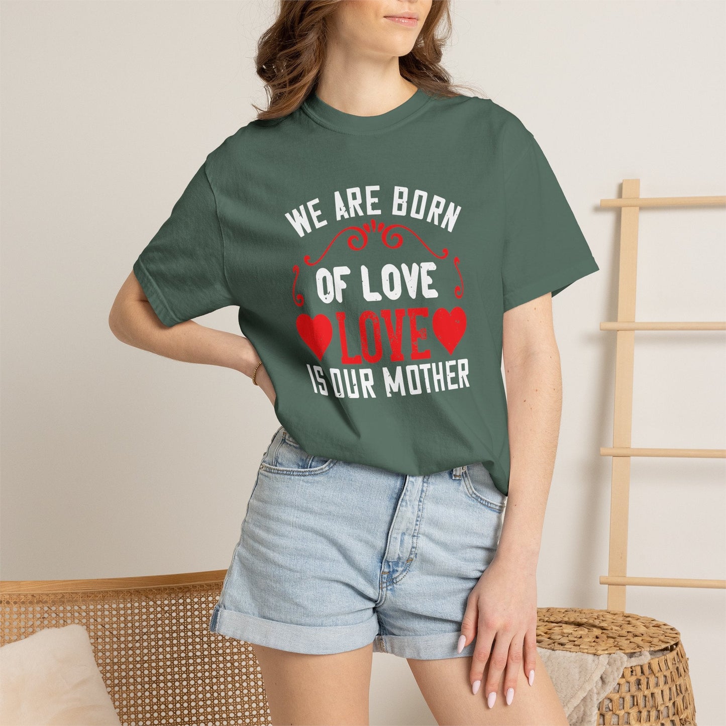 Mom T-shirt Mother Day Mama Tee Unisex Comfort Colors Garment-Dyed Cotton h98