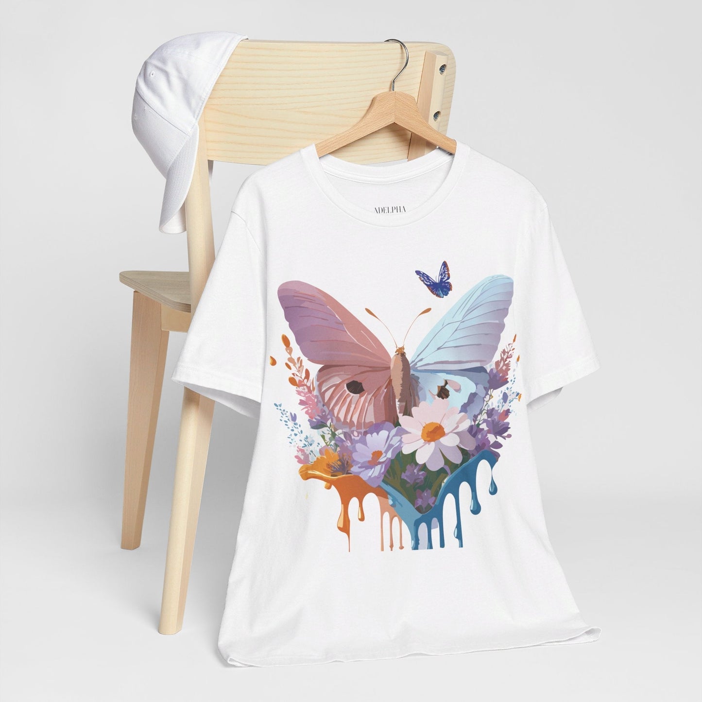 Adelpha Butterfly Graphic Tee Unisex Short Sleeve Vintage Inspired Artwork