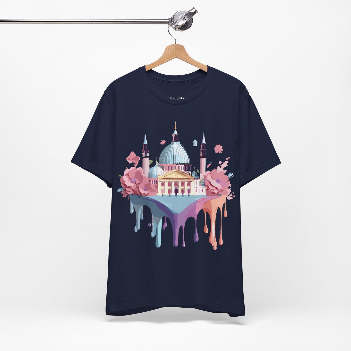Venice Tourist Shirt Unisex Graphic Tee With Vintage Inspired Adelpha Artwork For Everyday Wear