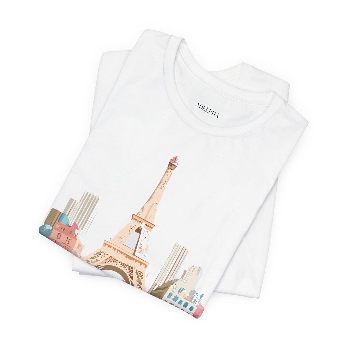 Unisex Cotton Bella+Canvas Tee with Paris