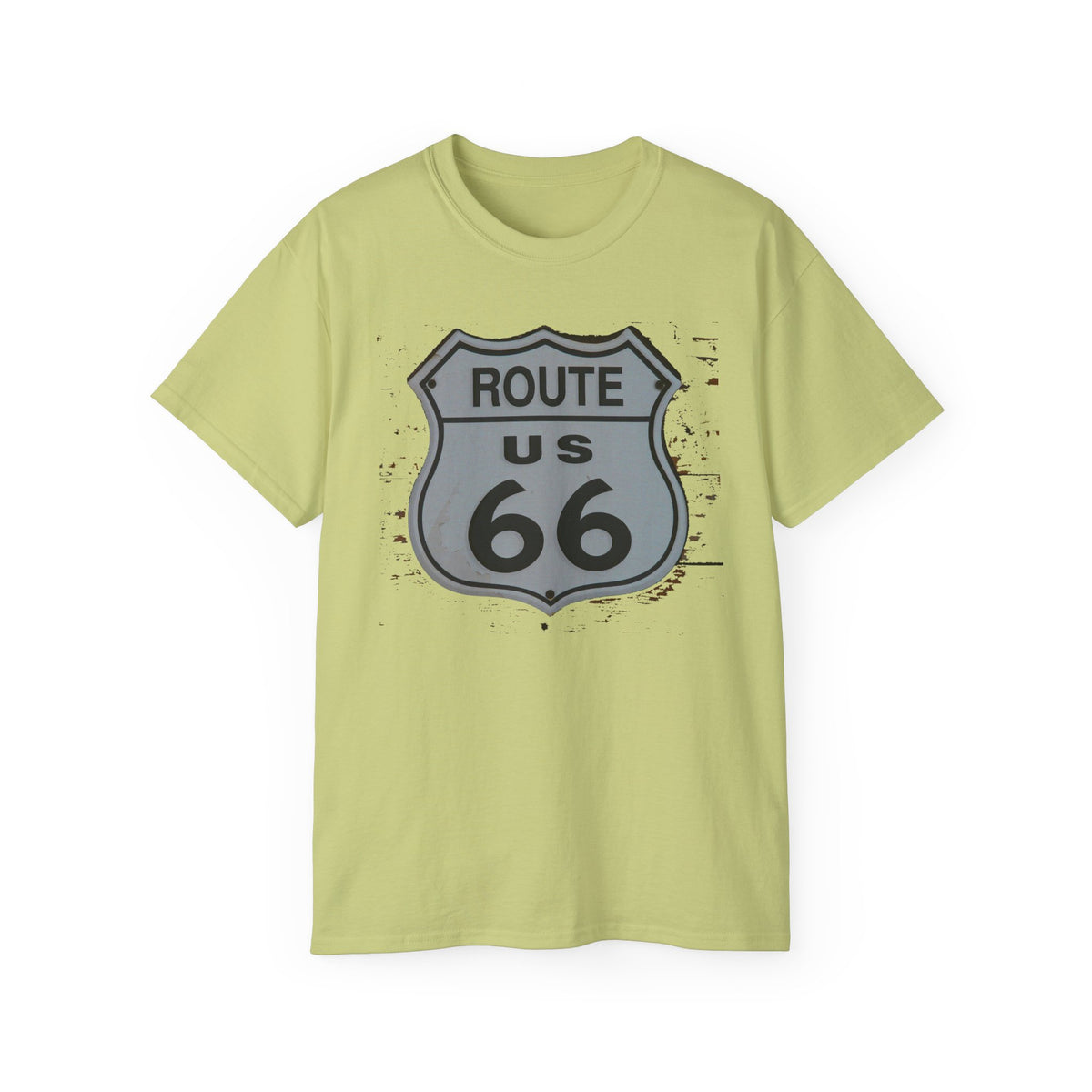 Route 66 Vintage Graphic Tee Unisex 100 Cotton Gildan T-Shirt