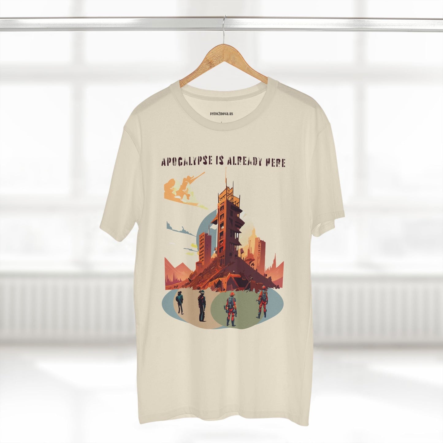 Cataclysm Doomsday Shirt Unisex Premium Cotton Tee With Original Retro Art Design