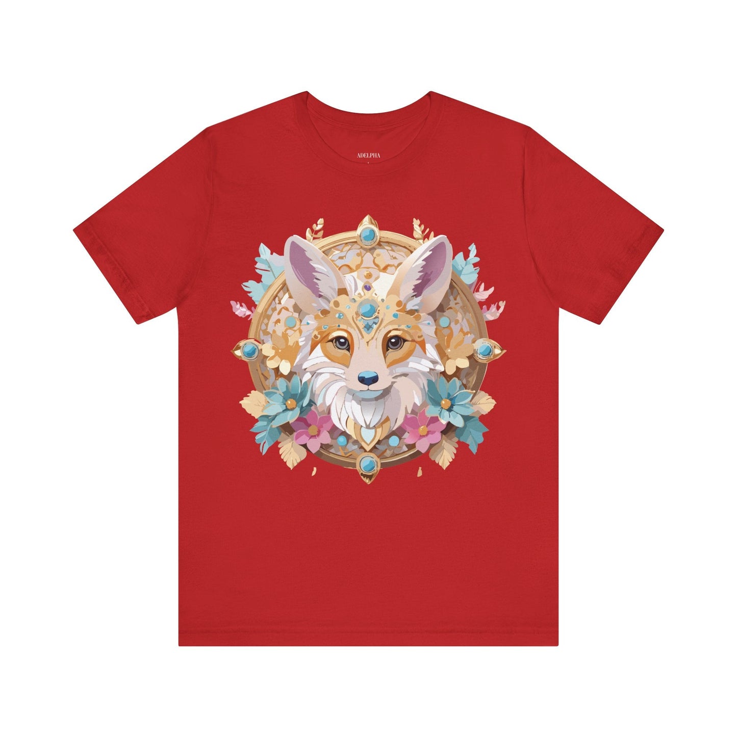 Unisex Graphic Tee From Adelpha Medallion Art Design Vintage Inspired Look Everyday Wear Style