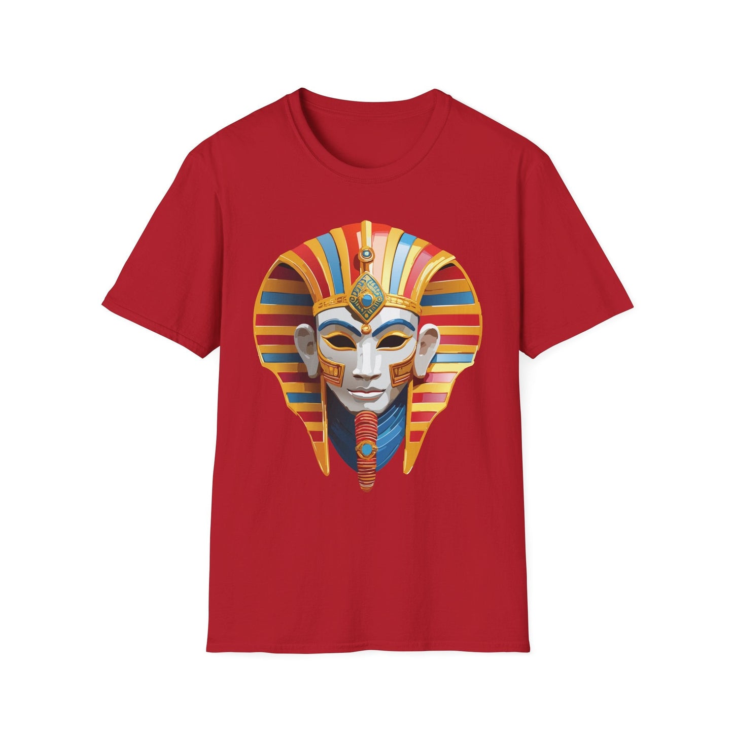 Mask Tee Shirt Unisex Art Design Masquerade Tee Gildan Softstyle 64000 Lightweight Cotton