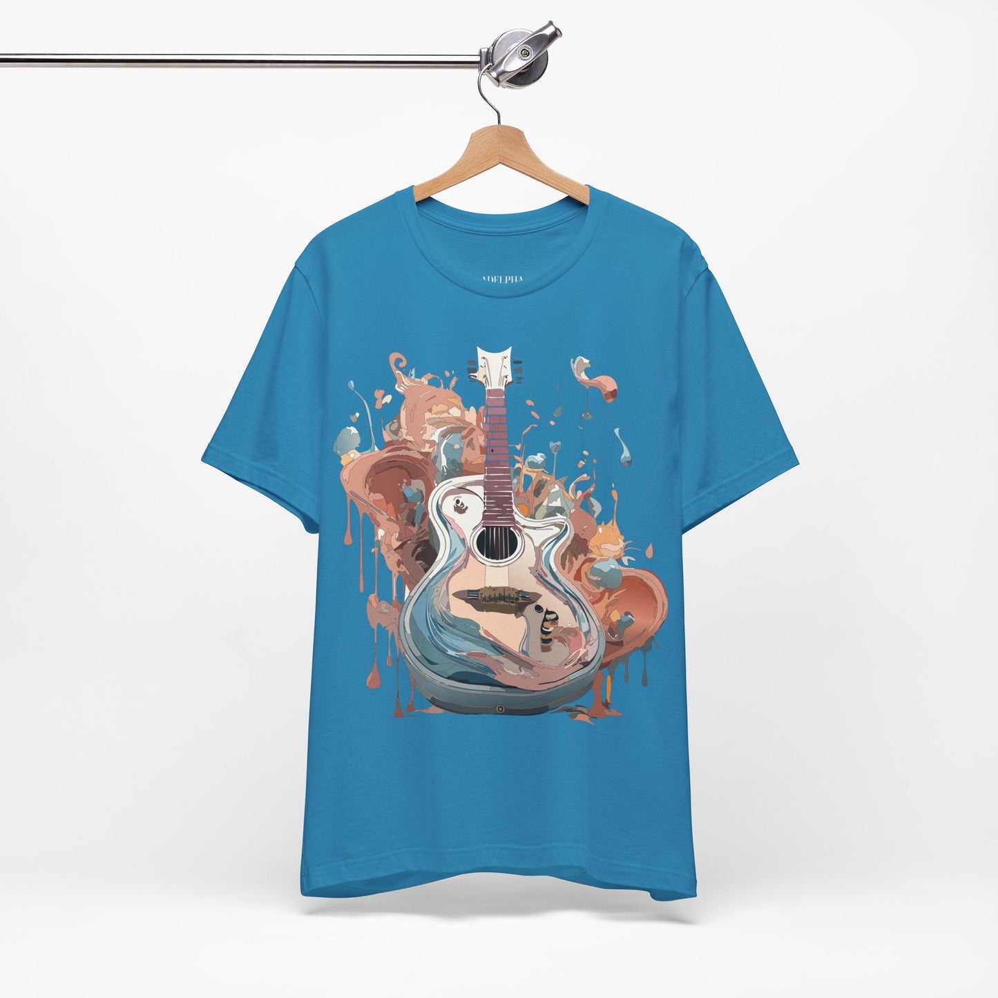 Adelpha Music Graphic Tee for Men and Women Unisex Vintage Inspired Artwork Tee Premium