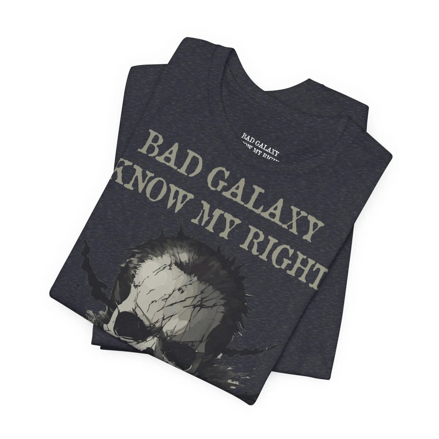Bad Galaxy Skull T Shirt Made In USA 100 Percent Cotton Eco Friendly Inks Durable Stitching