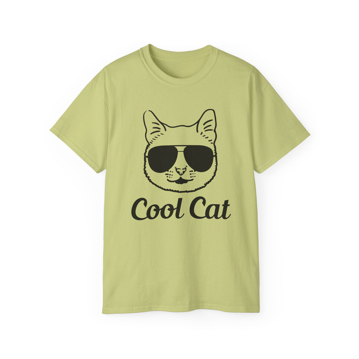 Cool Cat Sunglasses Tee | Cat Face Graphic Shirt