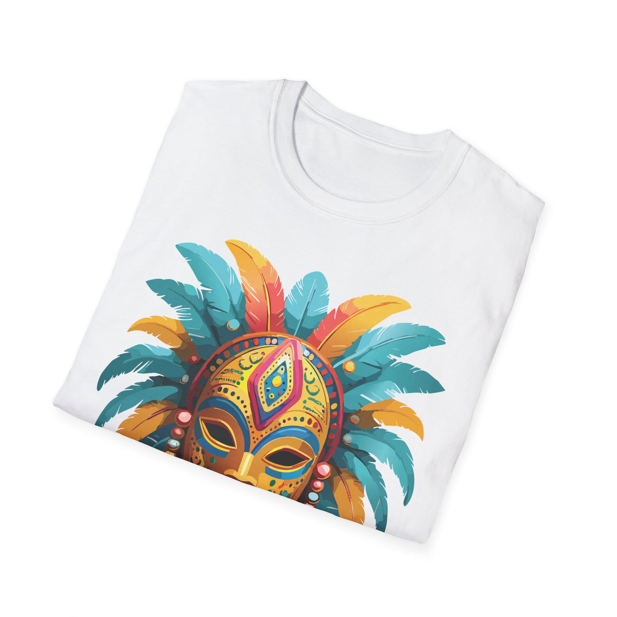Mask Masquerade Carnival Graphic Tee Gildan Unisex 100 Cotton Tee Shirt h33