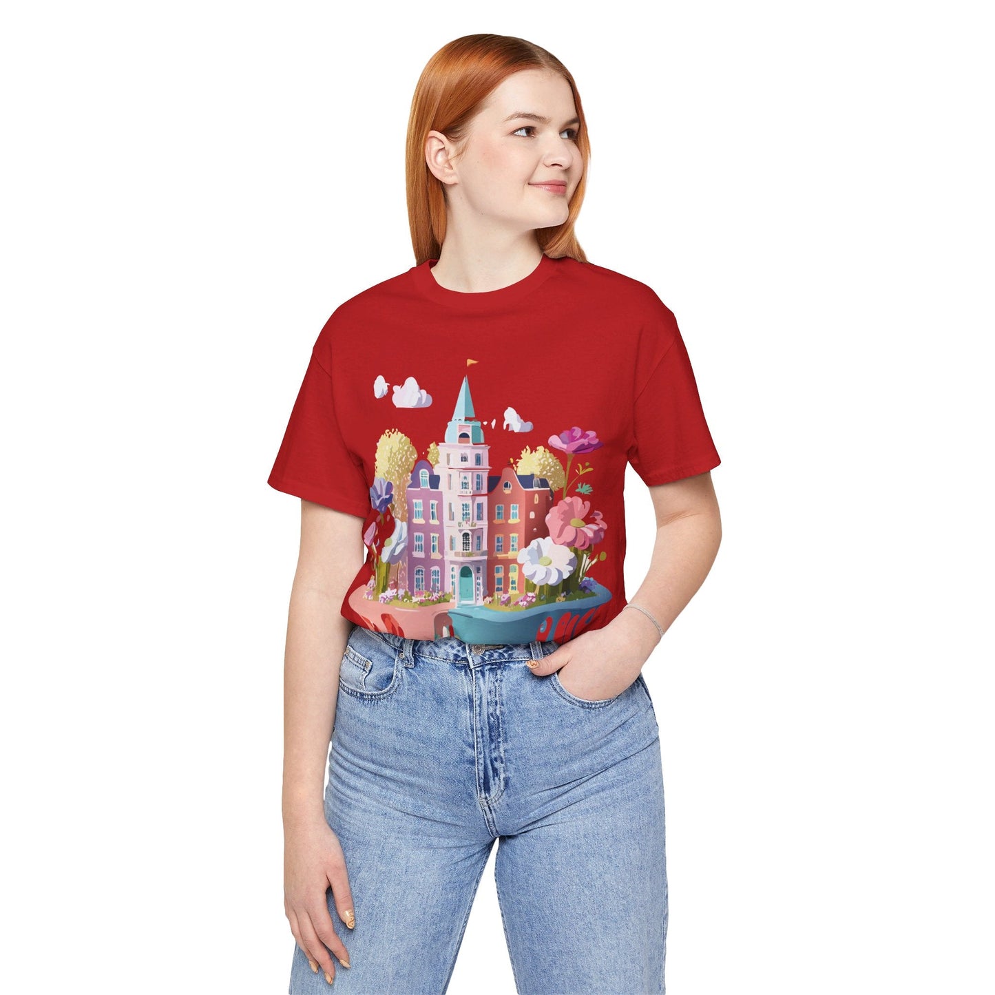 Amsterdam Tourist Shirt Unisex Graphic Tee Vintage Inspired Artwork Art Design By Adelpha