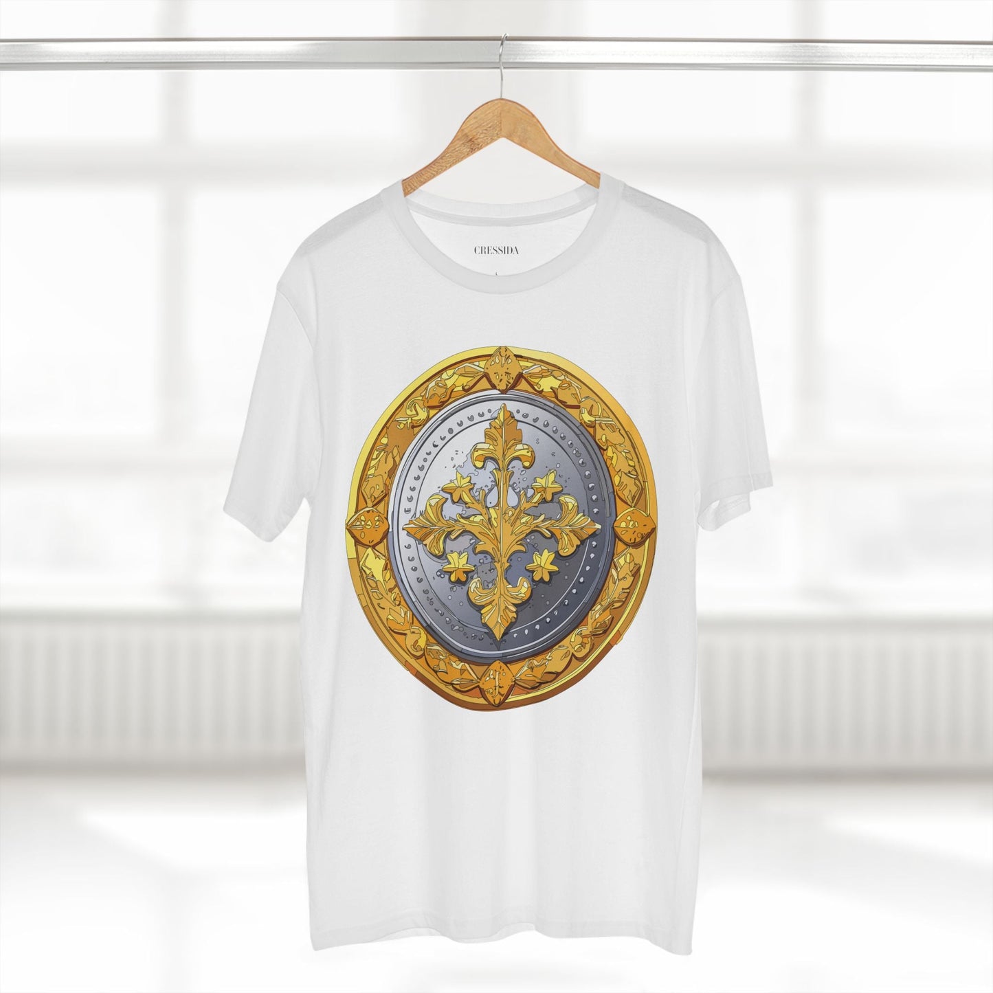 Antique Gold Coin Graphic Design T-Shirt Unisex 100 Cotton With Golden Print Artwork Tee 21